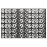 black/white chic contemporary chevrons diamond fabric