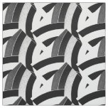 black/white chic contemporary chevrons fabric
