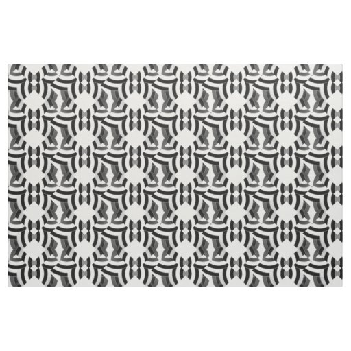 black/white chic contemporary chevrons fabric