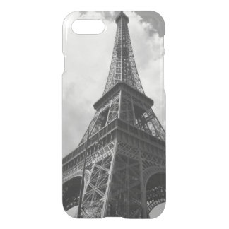 Black & White City of Paris Eiffel Tower France iPhone SE/8/7 Case
