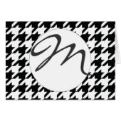 Black White Classic Houndstooth Check (Front Horizontal)
