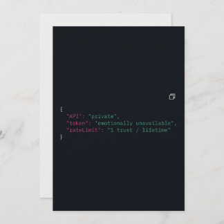 Black & White Coder Quote Invitation – Customize