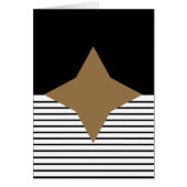 Black White Colorblock & Brown Diamond (Front)