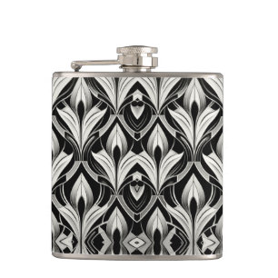 Black & White Contrast Flask