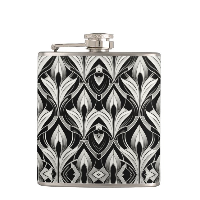 Black & White Contrast Flask (Front)