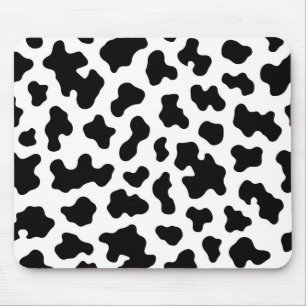 Black & White Cow Cowhide Print  Mouse Pad
