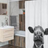Black White Cow Modern Farmhouse Rustic