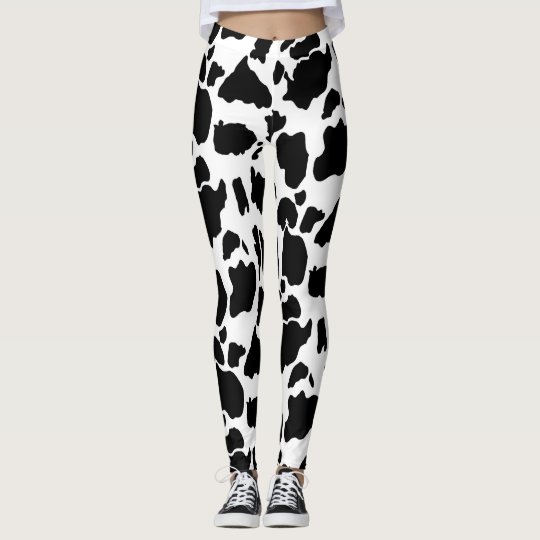 black & white cow print pony hair women's slides