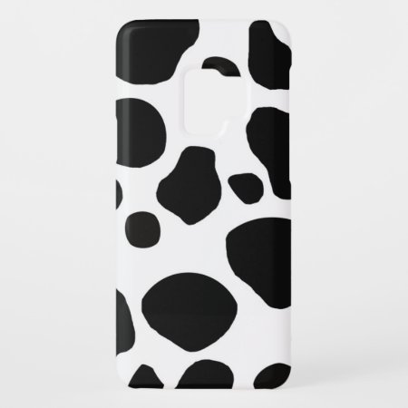Black White Cow Spots Animal Print Case-mate Samsung Galaxy S9 Case