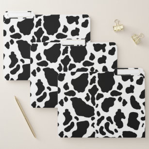 Cow Print Binders & Folders | Zazzle