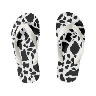 kids cow print shoes