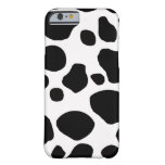 Black White Cow Spots Barely There Iphone 6 Case at Zazzle