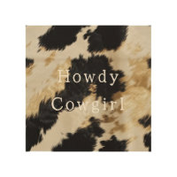 Black White Cowhide