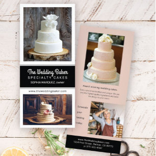 Black & White Creative Marketing Rack Card