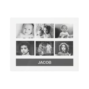 Black & White Custom Photo – Personalized Metal Print