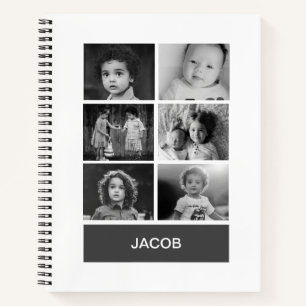 Black & White Custom Photo – Personalized Notebook