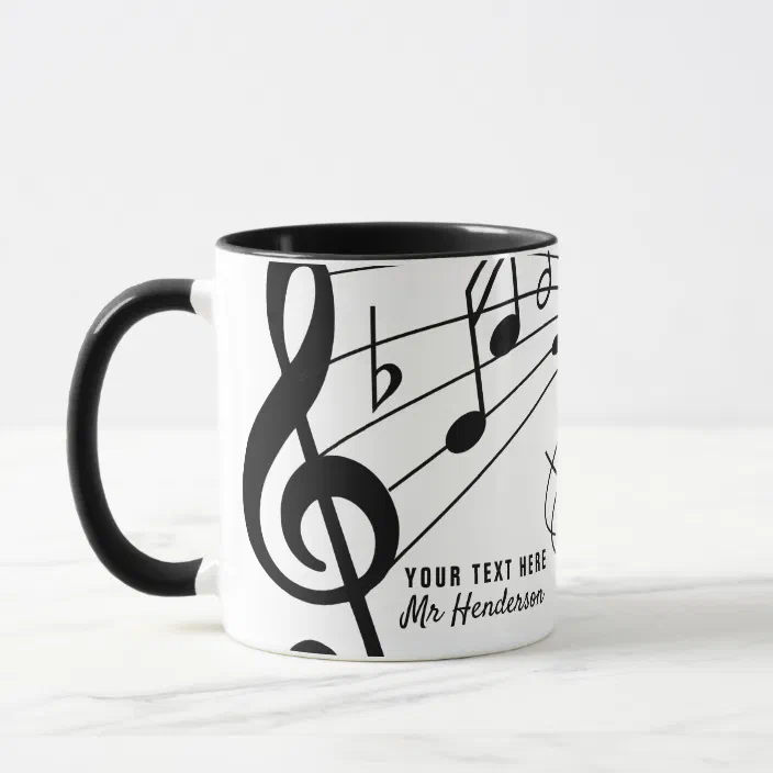 Quote Mug For Her Gift for Music Teacher Classical Music Mug Inspirational Mug Music Teacher Gift Idea |Coffee Mug Music Gift