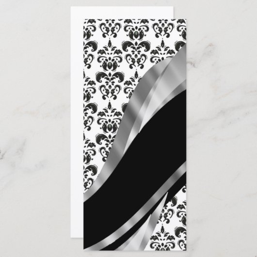 Black & white damask (Front/Back)