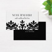 Black & White Damask (Desk)