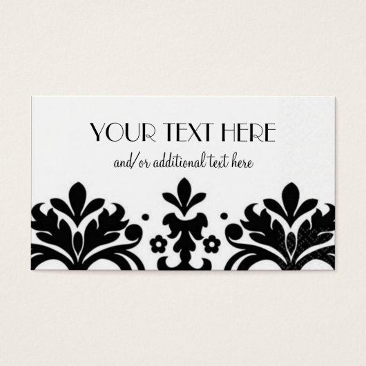 Black & White Damask (Front)