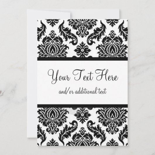 Black & White Damask (Front)