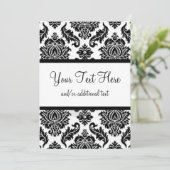 Black & White Damask (Standing Front)