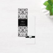 Black & White Damask Mini Bookmark (Desk)