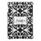 Black & White Damask monogram iPad mini case