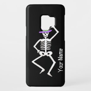 Black White Dancing Skeleton Bones Halloween Case-Mate Samsung Galaxy S9 Case