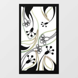 Black White Design Wall Decal