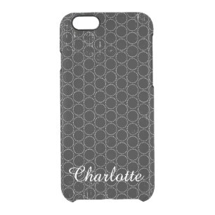 Black White Dots Circles Uncommon Case for iPhone