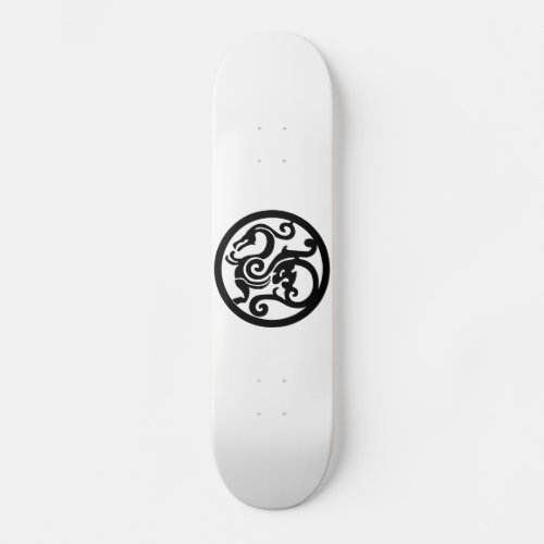 Black  White Dragonboard Skateboard