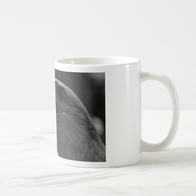 Black & White Eagle Coffee Mug (Right)