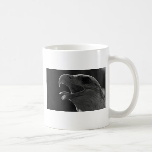 Black  White Eagle Coffee Mug