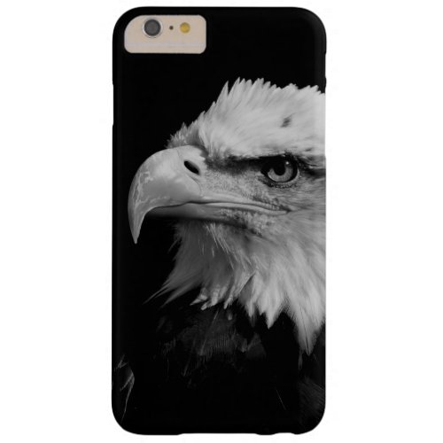 Black  White Eagle Eye Artwork Barely There iPhone 6 Plus Case