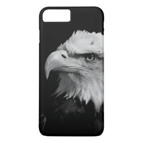 Black  White Eagle Eye Artwork iPhone 8 Plus7 Plus Case