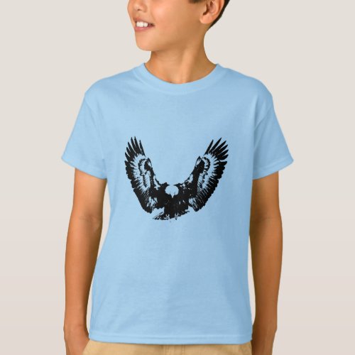 Black  White Eagle T_Shirt