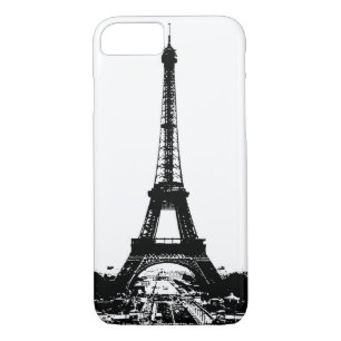 Black & White Eiffel Tower iPhone 8/7 Case