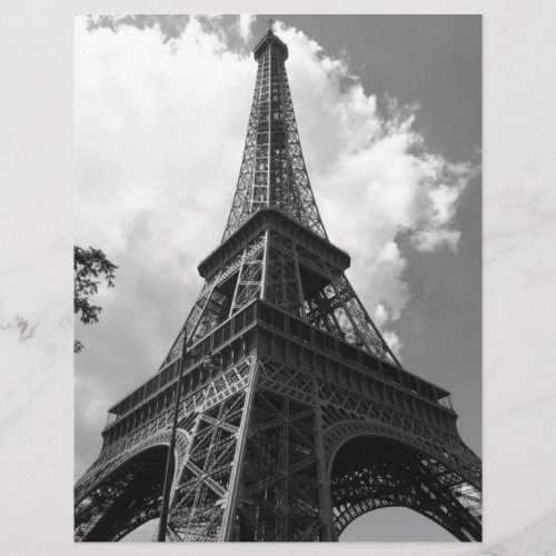 Black  White Eiffel Tower in Paris