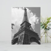 Black & White Eiffel Tower in Paris (Standing Front)