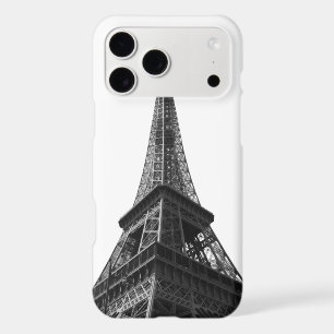 Black & White Eiffel Tower Paris European Travel iPhone 17 Pro Max Case