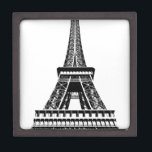 Black white Eiffel Tower Paris France Art Artwork Gift Box<br><div class="desc">Black and white Paris Eiffel Tower Artwork</div>