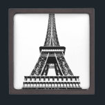 Black white Eiffel Tower Paris France Art Artwork Gift Box<br><div class="desc">Black and white Paris Eiffel Tower Artwork</div>