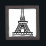 Black white Eiffel Tower Paris France Art Artwork Jewelry Box<br><div class="desc">Black and white Paris Eiffel Tower Artwork</div>