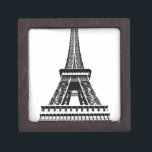Black white Eiffel Tower Paris France Art Artwork Jewelry Box<br><div class="desc">Black and white Paris Eiffel Tower Artwork</div>