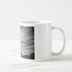 Black & White Eiffel Tower Paris France Coffee Mug