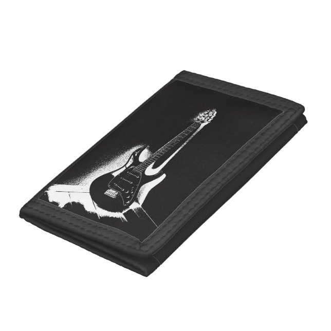 Black & White Electric Guitar - Wallet (Bottom)
