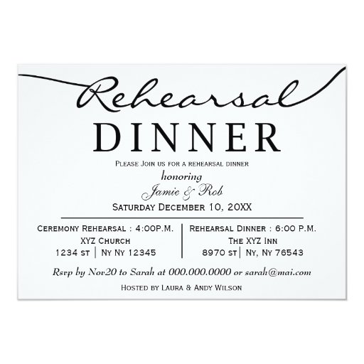 Invitations For A Wedding Rehearsal Dinner 6