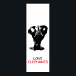 Black & White Elephant Elephant Pop Art Poster<br><div class="desc">Elephant Walking. Black,  White Tones Digital Animal Artworks - Elephants Art - Animals in Nature Digital Edited Pictures Photos - Cartoon Comic Style Pop Art Elephant Artwork</div>