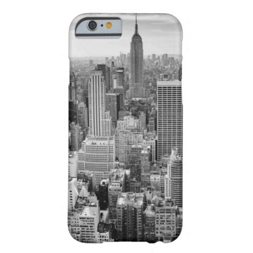 Black White Empire State Building Barely There iPhone 6 Case